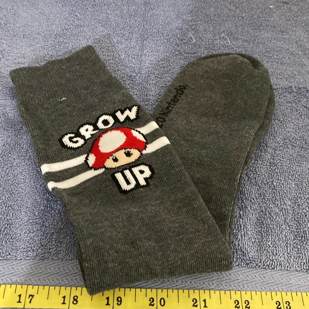Nintendo Super Mario Socks NWOT